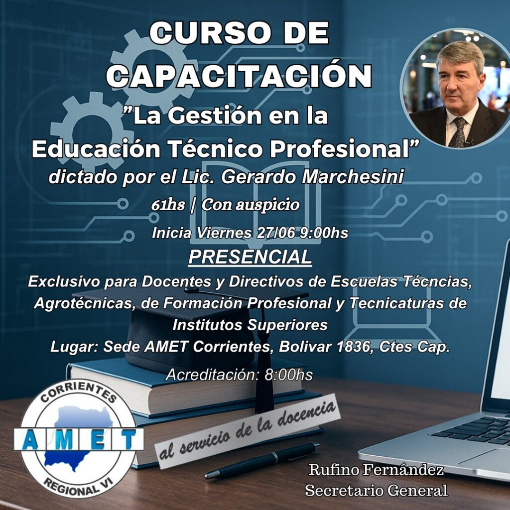 Curso para Docentes y Directivos para la E.T.P.